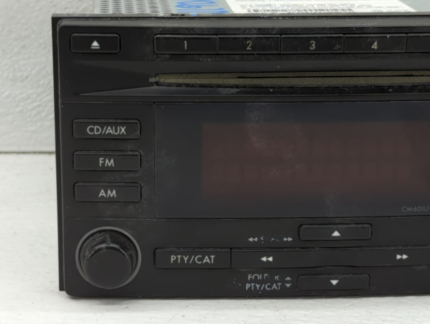 2012 Subaru Impreza Radio AM FM Cd Player Receiver Replacement P/N:86201FJ620 86201FJ600 Fits OEM Used Auto Parts - Oemuseda