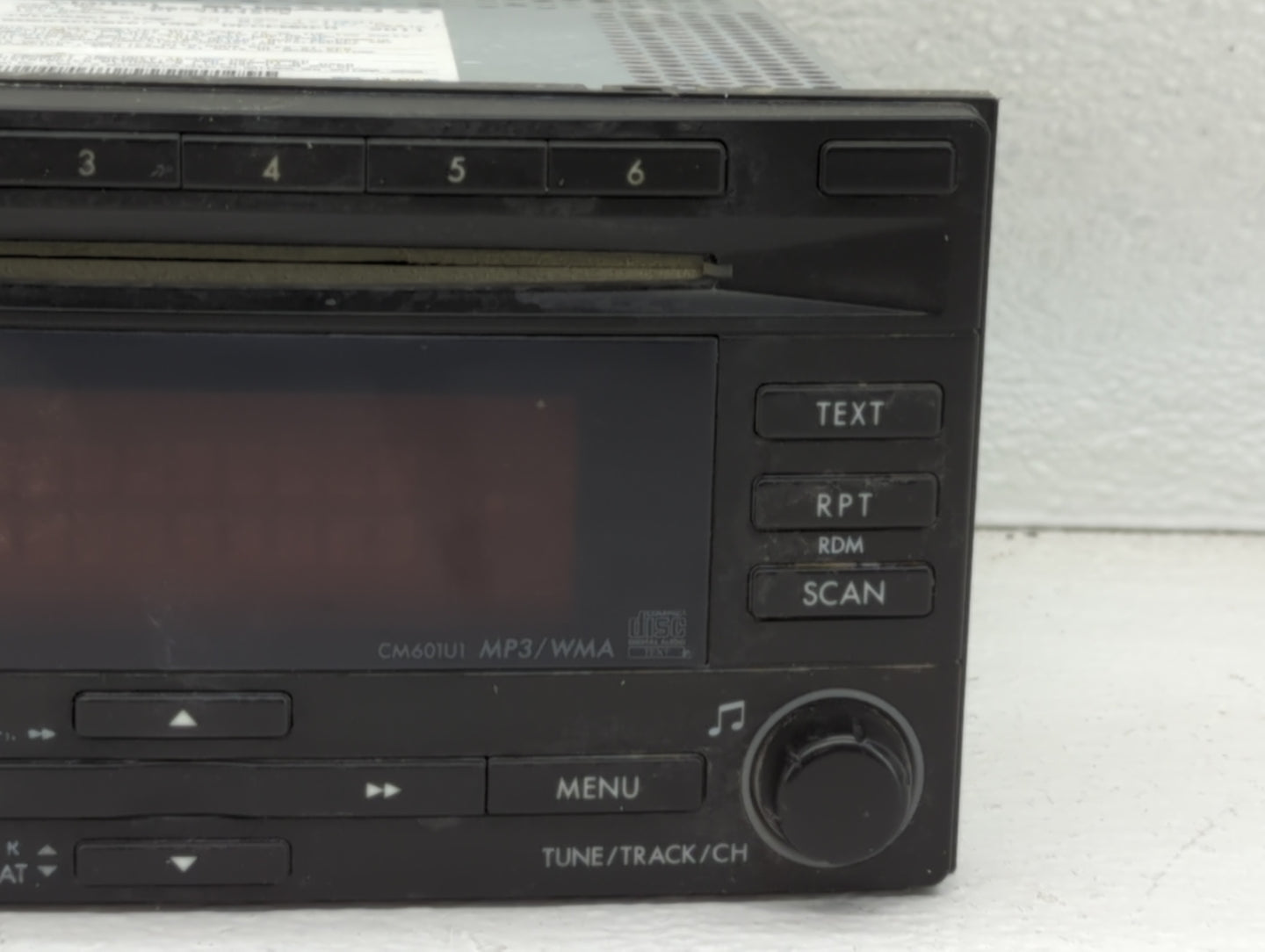 2012 Subaru Impreza Radio AM FM Cd Player Receiver Replacement P/N:86201FJ620 86201FJ600 Fits OEM Used Auto Parts - Oemuseda