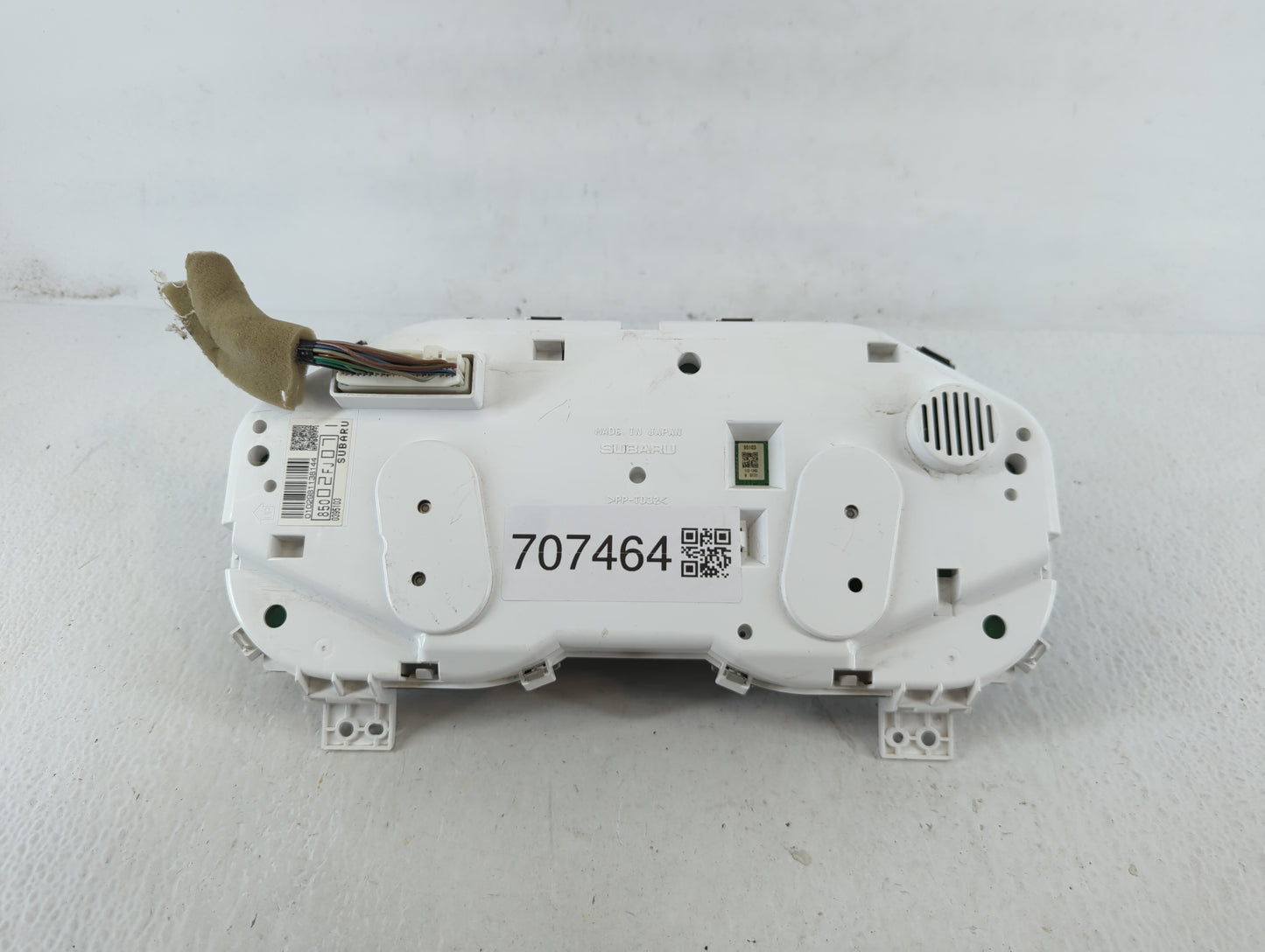 2012 Subaru Impreza Instrument Cluster Speedometer Gauges P/N:85002FJ07 Fits OEM Used Auto Parts - Oemusedautoparts1.com