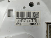 2012 Subaru Impreza Instrument Cluster Speedometer Gauges P/N:85002FJ07 Fits OEM Used Auto Parts - Oemusedautoparts1.com