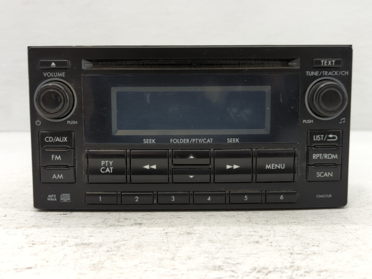2012-2014 Subaru Impreza Radio AM FM Cd Player Receiver Replacement P/N:86201FJ620 Fits Fits 2012 2013 2014 OEM Used Auto Pa