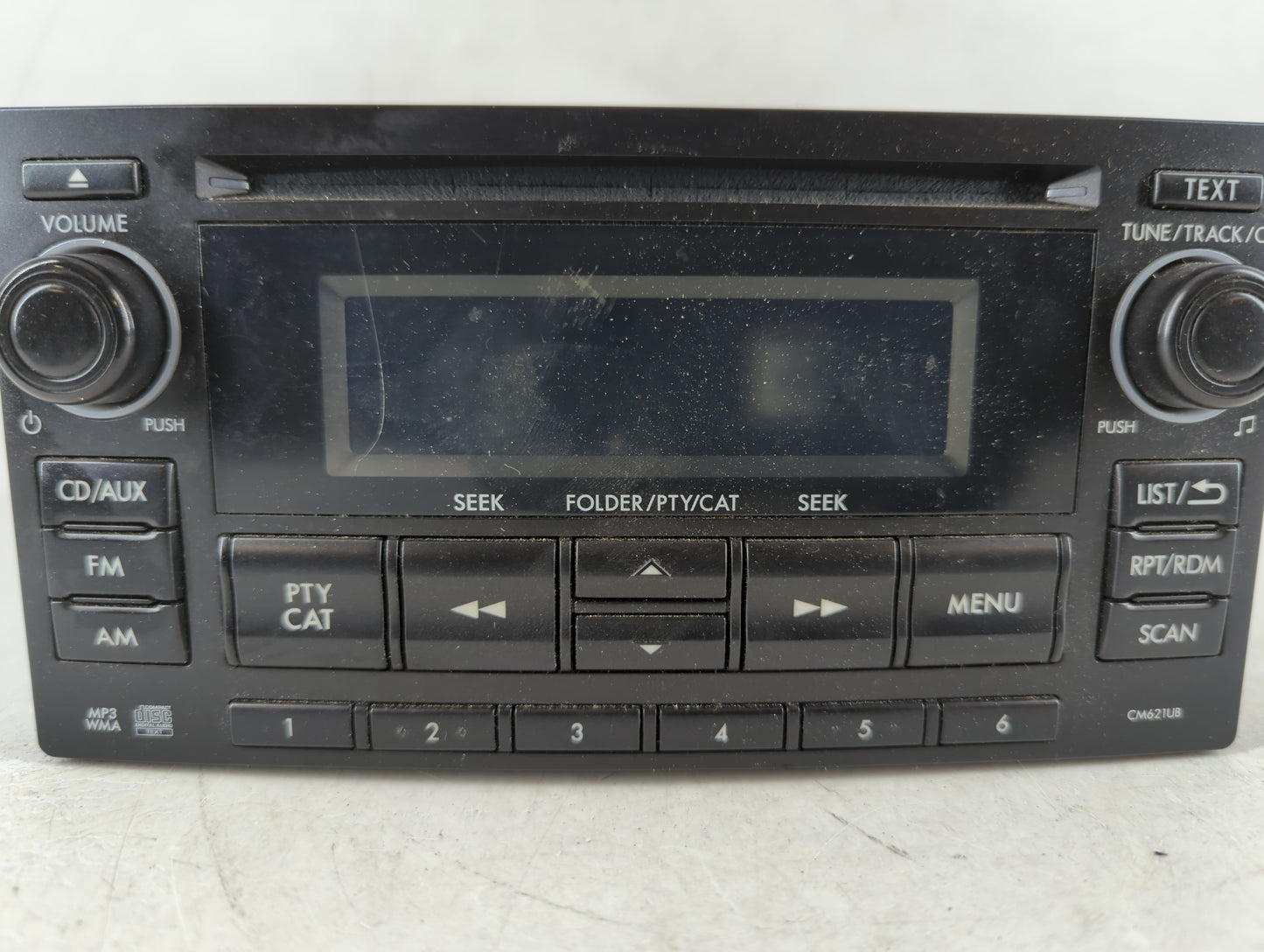 2012-2014 Subaru Impreza Radio AM FM Cd Player Receiver Replacement P/N:86201FJ620 Fits Fits 2012 2013 2014 OEM Used Auto Pa