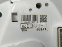 2012 Subaru Impreza Instrument Cluster Speedometer Gauges P/N:85003FJ03 Fits OEM Used Auto Parts - Oemusedautoparts1.com