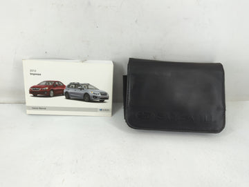 2012 Subaru Impreza Owners Manual Book Guide OEM Used Auto Parts - Oemusedautoparts1.com