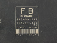 2012 Subaru Impreza PCM Engine Control Computer ECU ECM PCU OEM P/N:112400-7584 22765AC380 Fits OEM Used Auto Parts - Oemuse