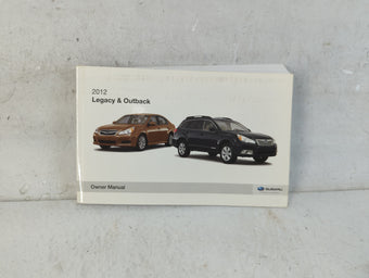 compare product 2012 Subaru Legacy Owners Manual Book Guide P/N:A2420BE-A OEM Used Auto Parts