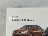2012 Subaru Legacy Owners Manual Book Guide P/N:A2420BE-A OEM Used Auto Parts - Oemusedautoparts1.com