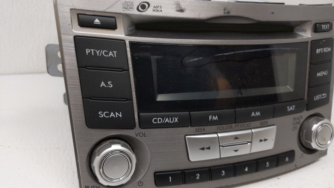 2012-2014 Subaru Legacy Am Fm Cd Player Radio Receiver - Oemusedautoparts1.com