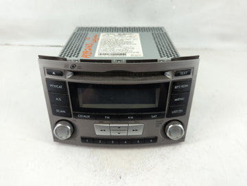 2010-2012 Subaru Legacy Radio AM FM Cd Player Receiver Replacement P/N:86201AJ61A Fits Fits 2010 2011 2012 OEM Used Auto Par