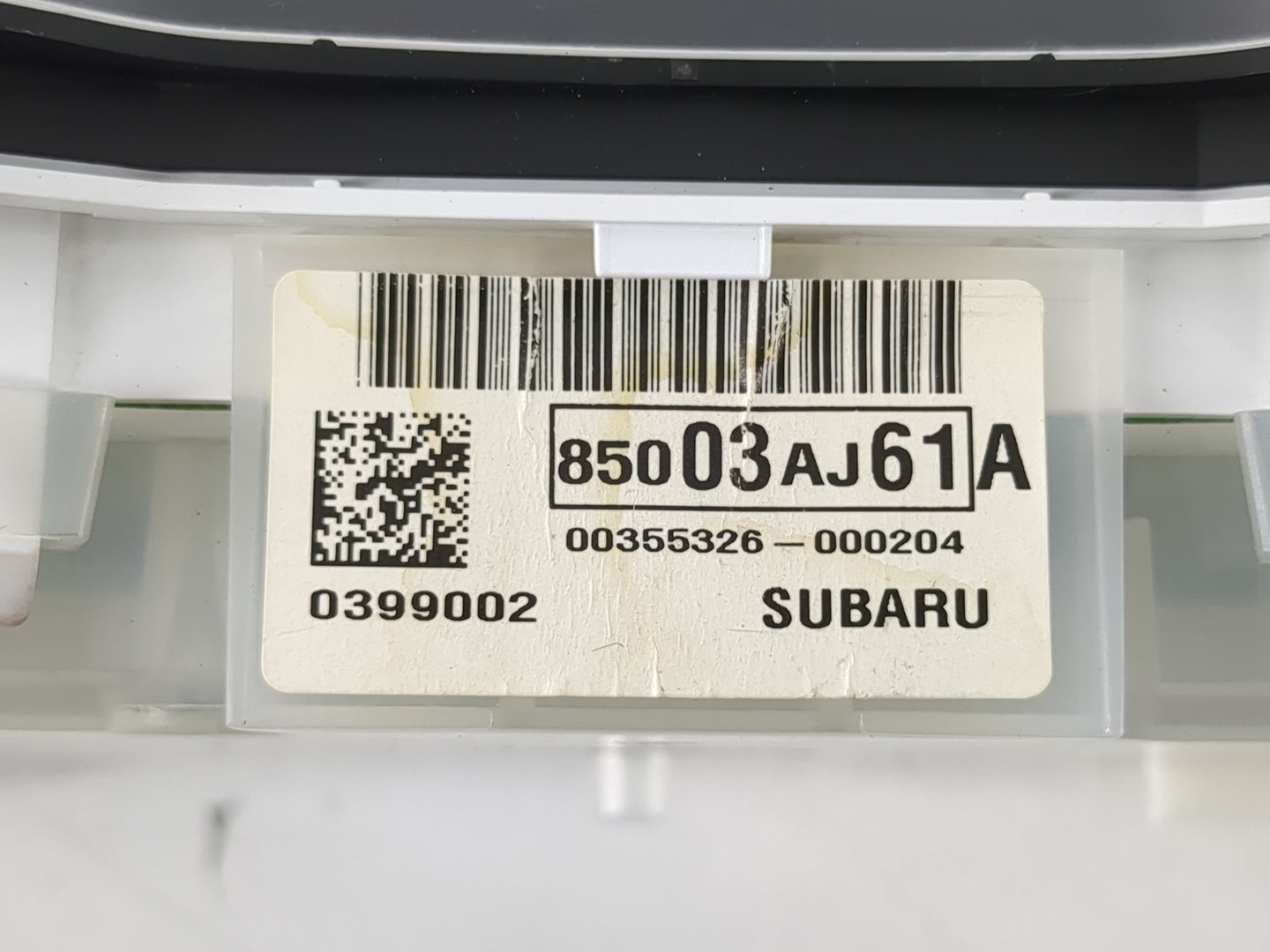 2012 Subaru Legacy Instrument Cluster Speedometer Gauges P/N:85003AJ61A Fits OEM Used Auto Parts - Oemusedautoparts1.com