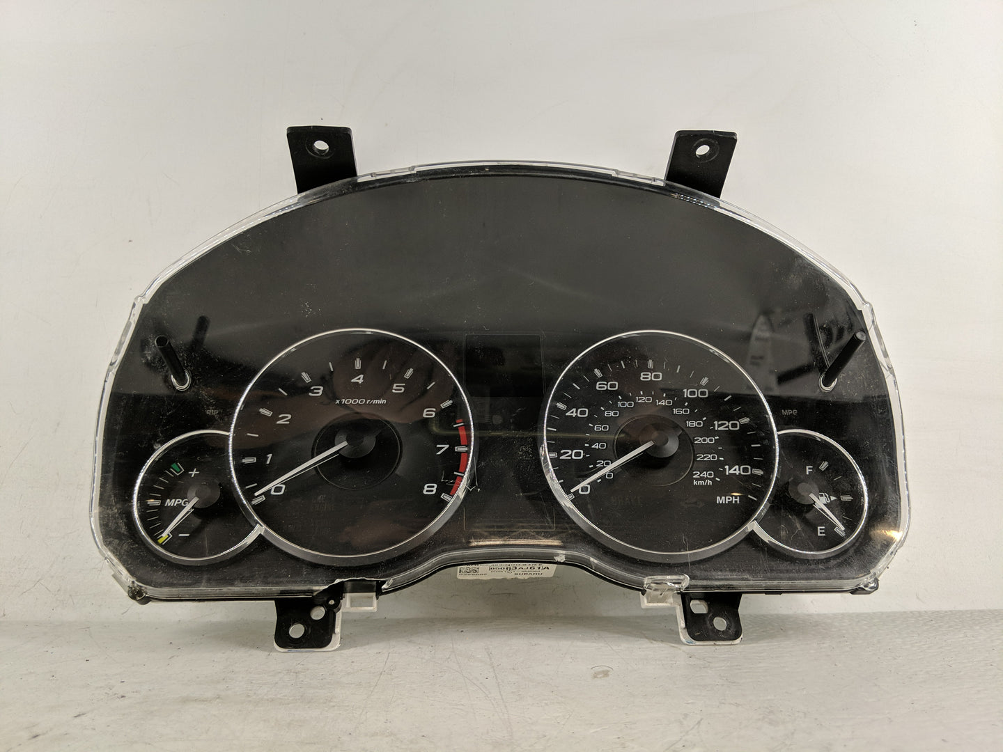 2012 Subaru Legacy Instrument Cluster Speedometer Gauges P/N:85003AJ61A Fits OEM Used Auto Parts - Oemusedautoparts1.com