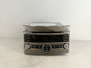 2010-2012 Subaru Legacy Radio AM FM Cd Player Receiver Replacement P/N:86201AJ64A Fits Fits 2010 2011 2012 OEM Used Auto Par
