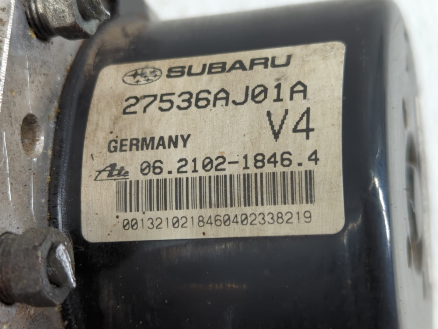 2011-2012 Subaru Legacy ABS Pump Control Module Replacement P/N:27536AJ01A Fits Fits 2011 2012 OEM Used Auto Parts - Oemused