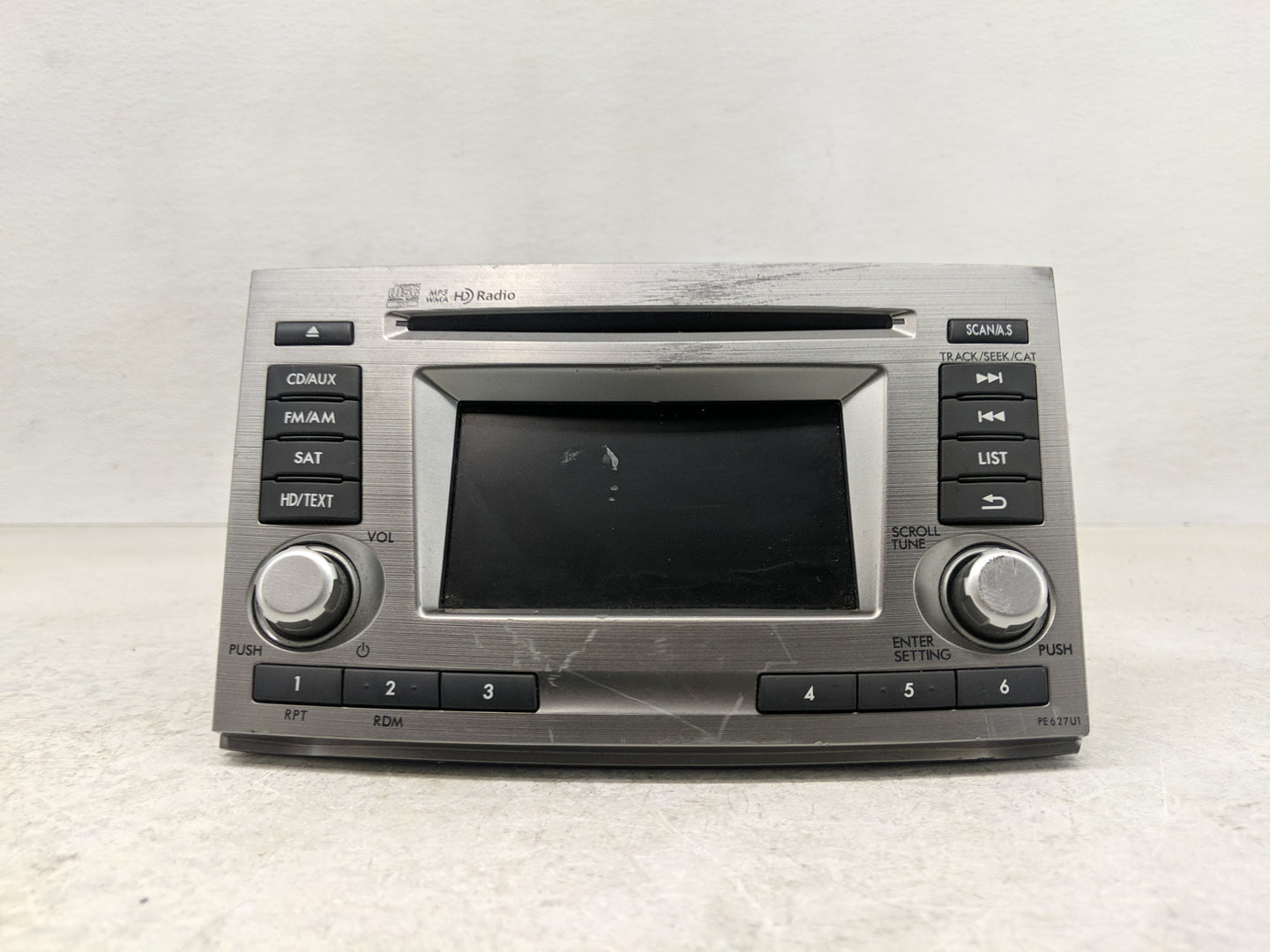 2012 Subaru Legacy Radio AM FM Cd Player Receiver Replacement P/N:86201AJ62A Fits OEM Used Auto Parts - Oemusedautoparts1.co