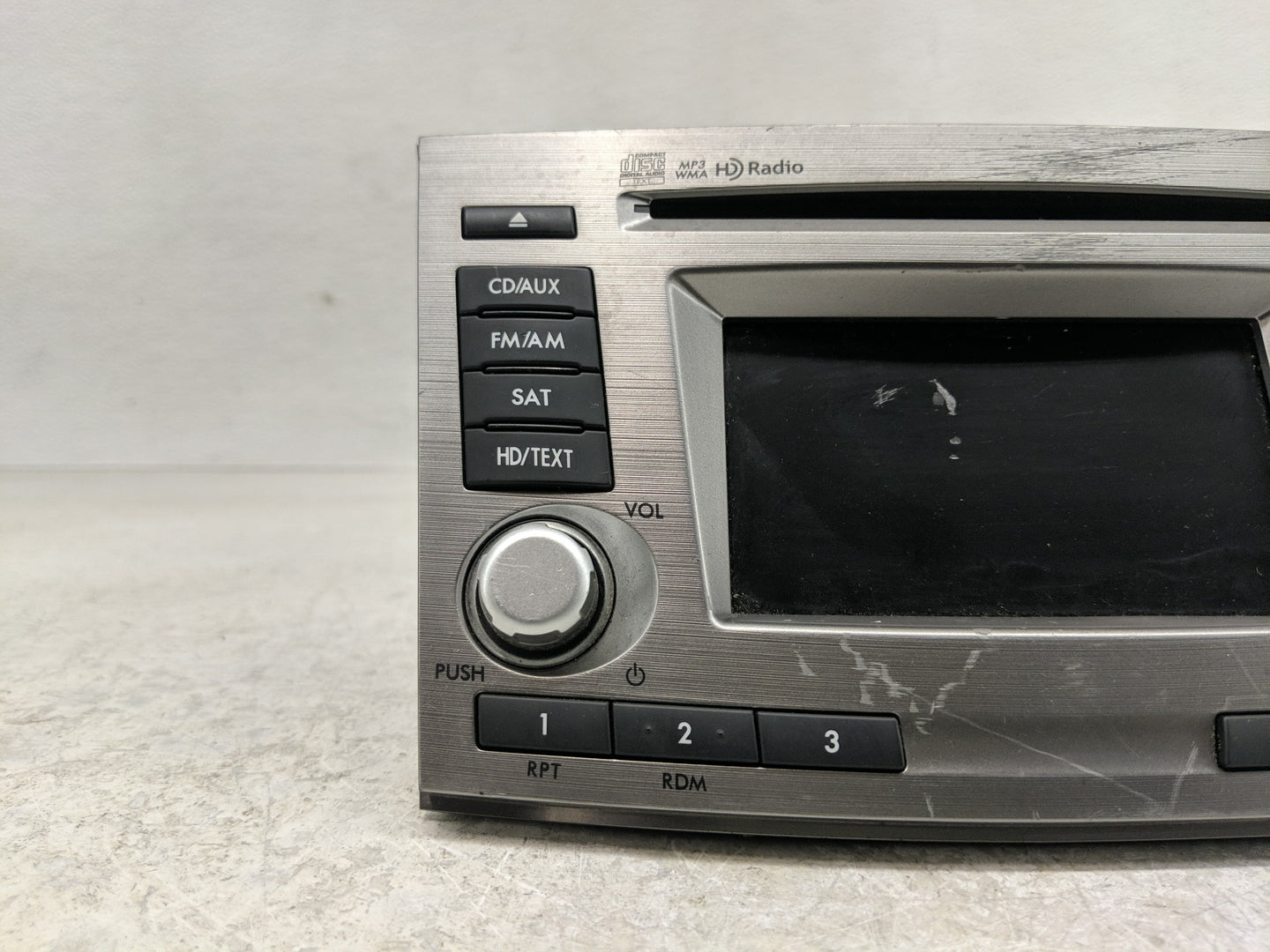 2012 Subaru Legacy Radio AM FM Cd Player Receiver Replacement P/N:86201AJ62A Fits OEM Used Auto Parts - Oemusedautoparts1.co