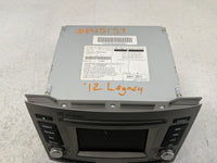 2012 Subaru Legacy Radio AM FM Cd Player Receiver Replacement P/N:86201AJ62A Fits OEM Used Auto Parts - Oemusedautoparts1.co