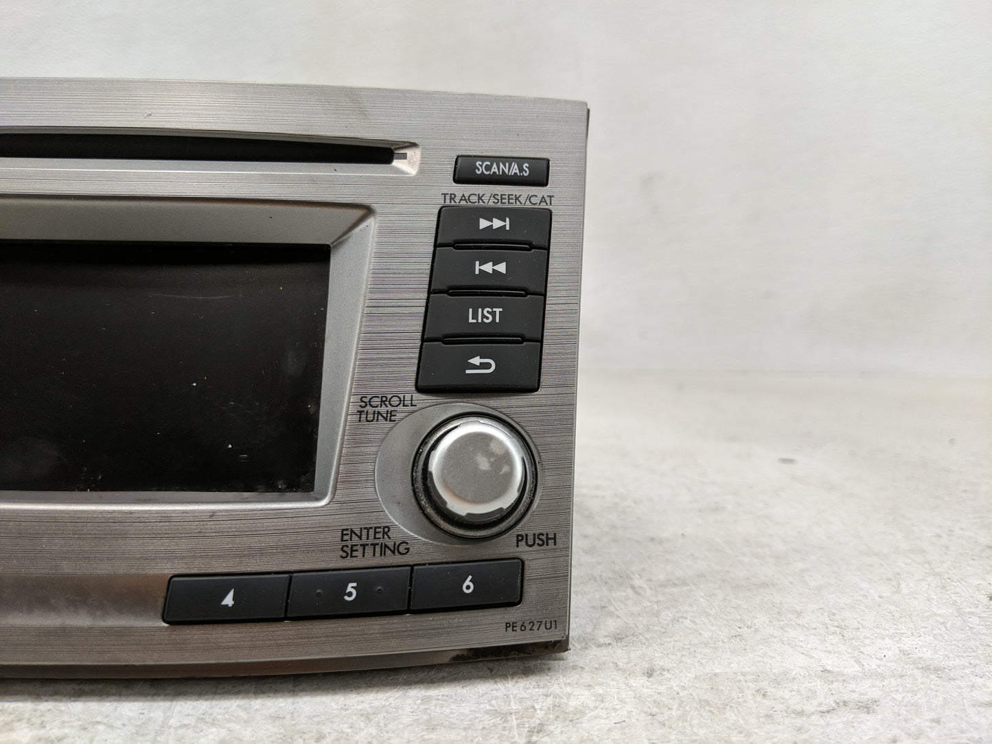 2012 Subaru Legacy Radio AM FM Cd Player Receiver Replacement P/N:282C-039574 Fits OEM Used Auto Parts - Oemusedautoparts1.c