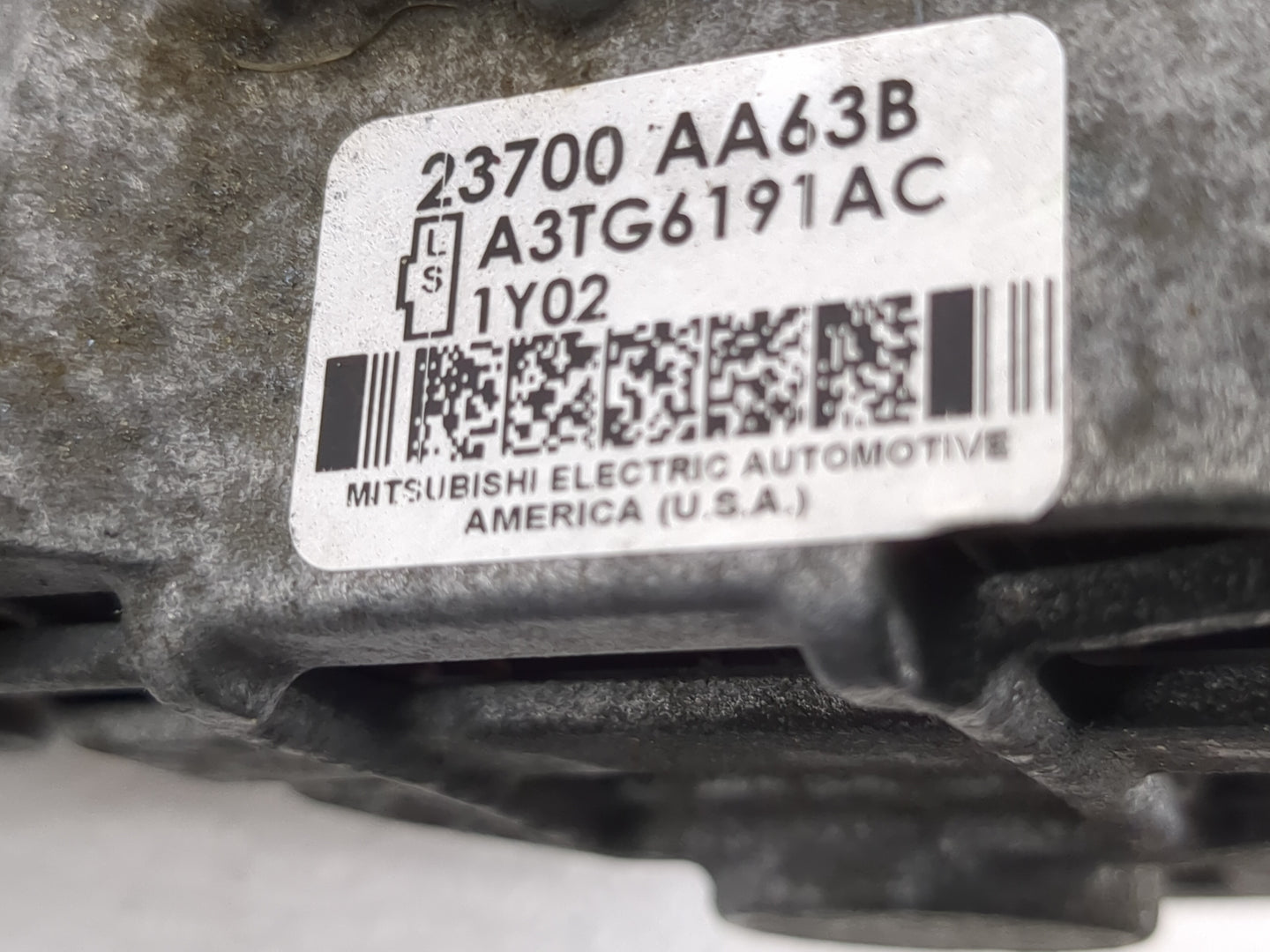 2010-2012 Subaru Legacy Alternator Replacement Generator Charging Assembly Engine OEM P/N:A3TG6191AC 23700 AA63B Fits OEM Us