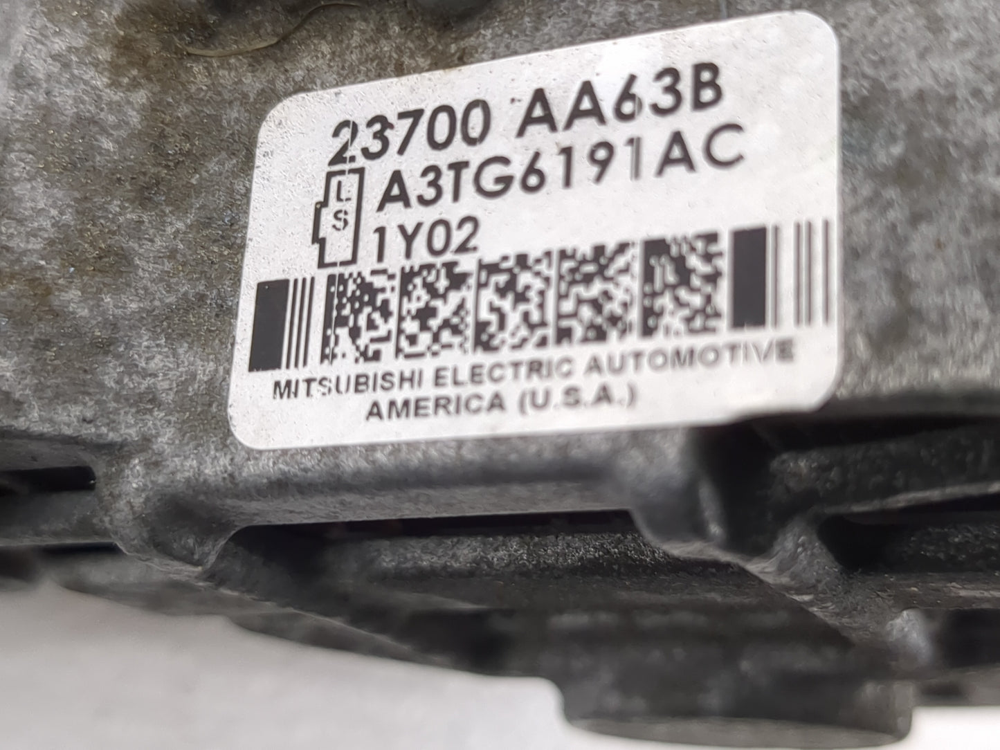 2010-2012 Subaru Legacy Alternator Replacement Generator Charging Assembly Engine OEM P/N:A3TG6191AC 23700 AA63B Fits OEM Us