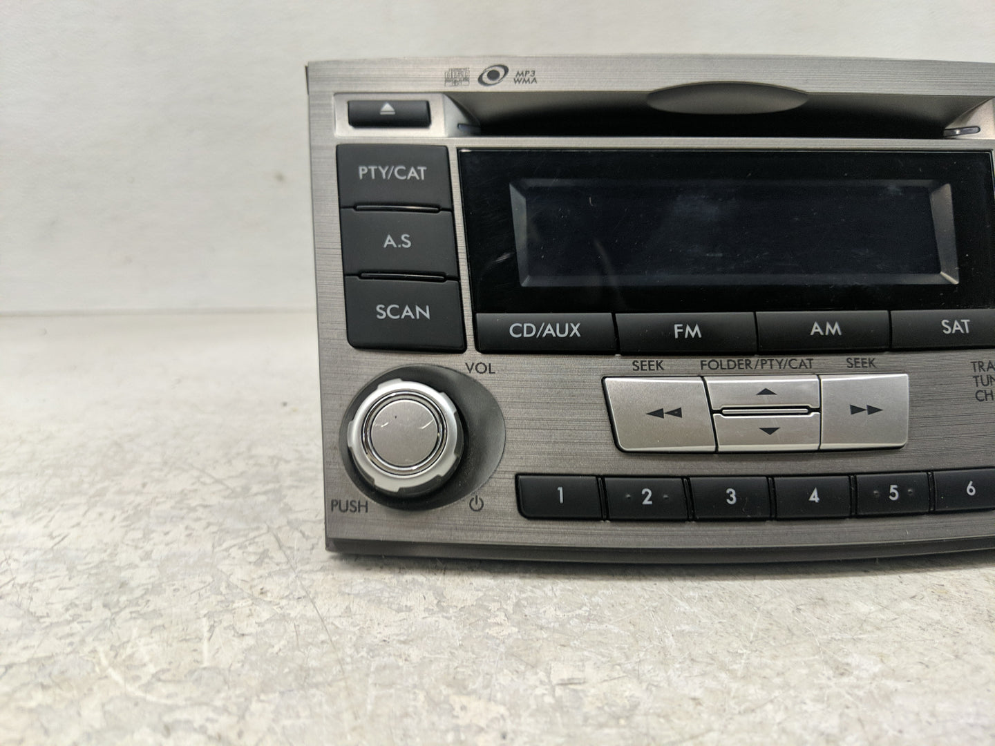 2012-2014 Subaru Legacy Radio AM FM Cd Player Receiver Replacement P/N:86201AJ61A Fits Fits 2012 2013 2014 OEM Used Auto Par