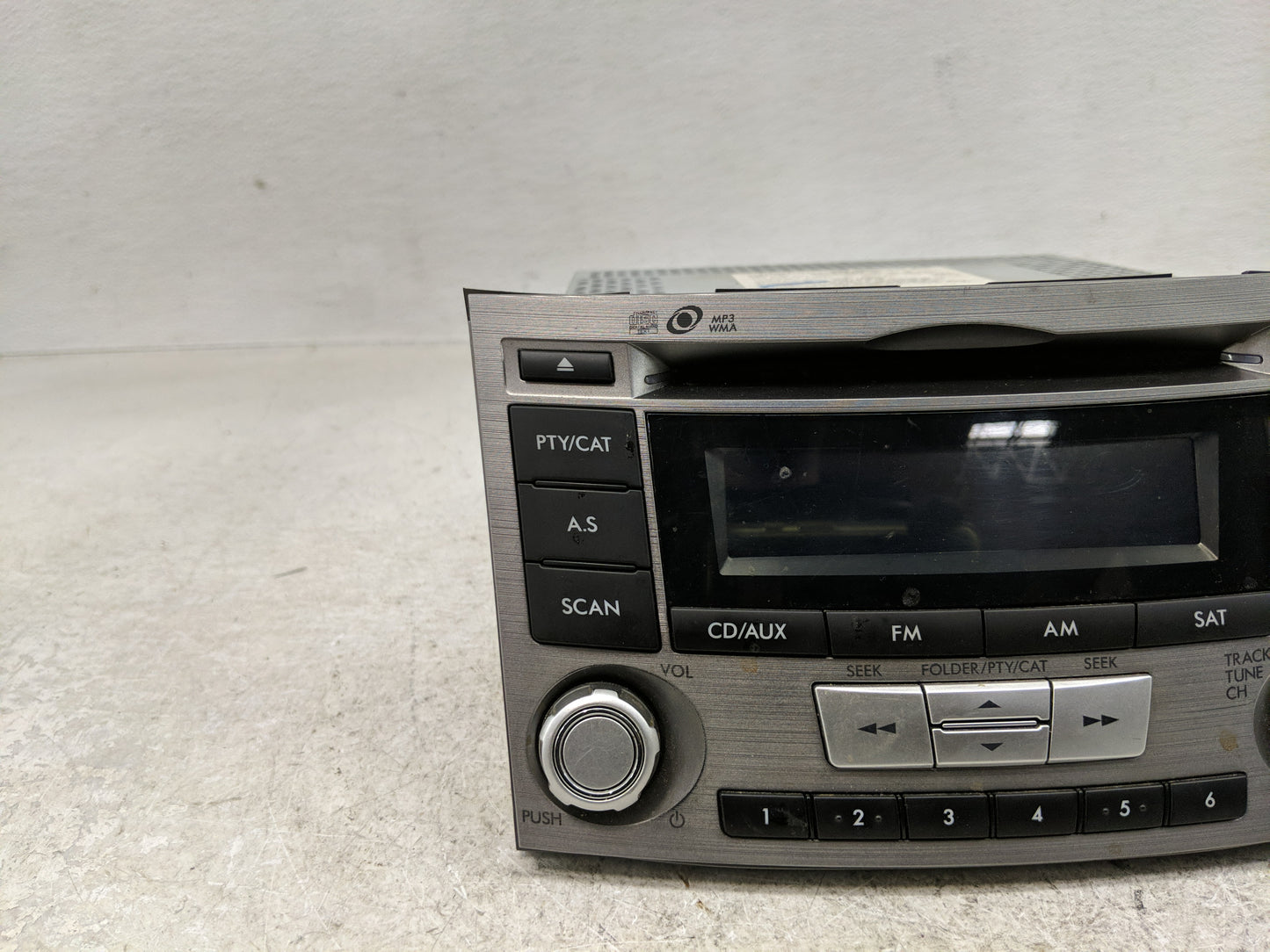 2012-2014 Subaru Legacy Radio AM FM Cd Player Receiver Replacement P/N:86201AJ61A Fits Fits 2012 2013 2014 OEM Used Auto Par