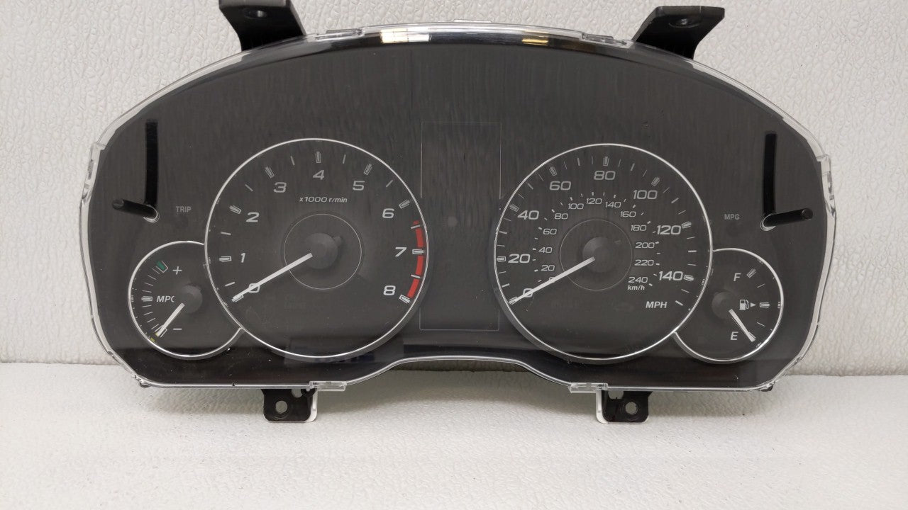 2012 Subaru Legacy Instrument Cluster Speedometer Gauges P/N:85003AJ61A Fits OEM Used Auto Parts - Oemusedautoparts1.com