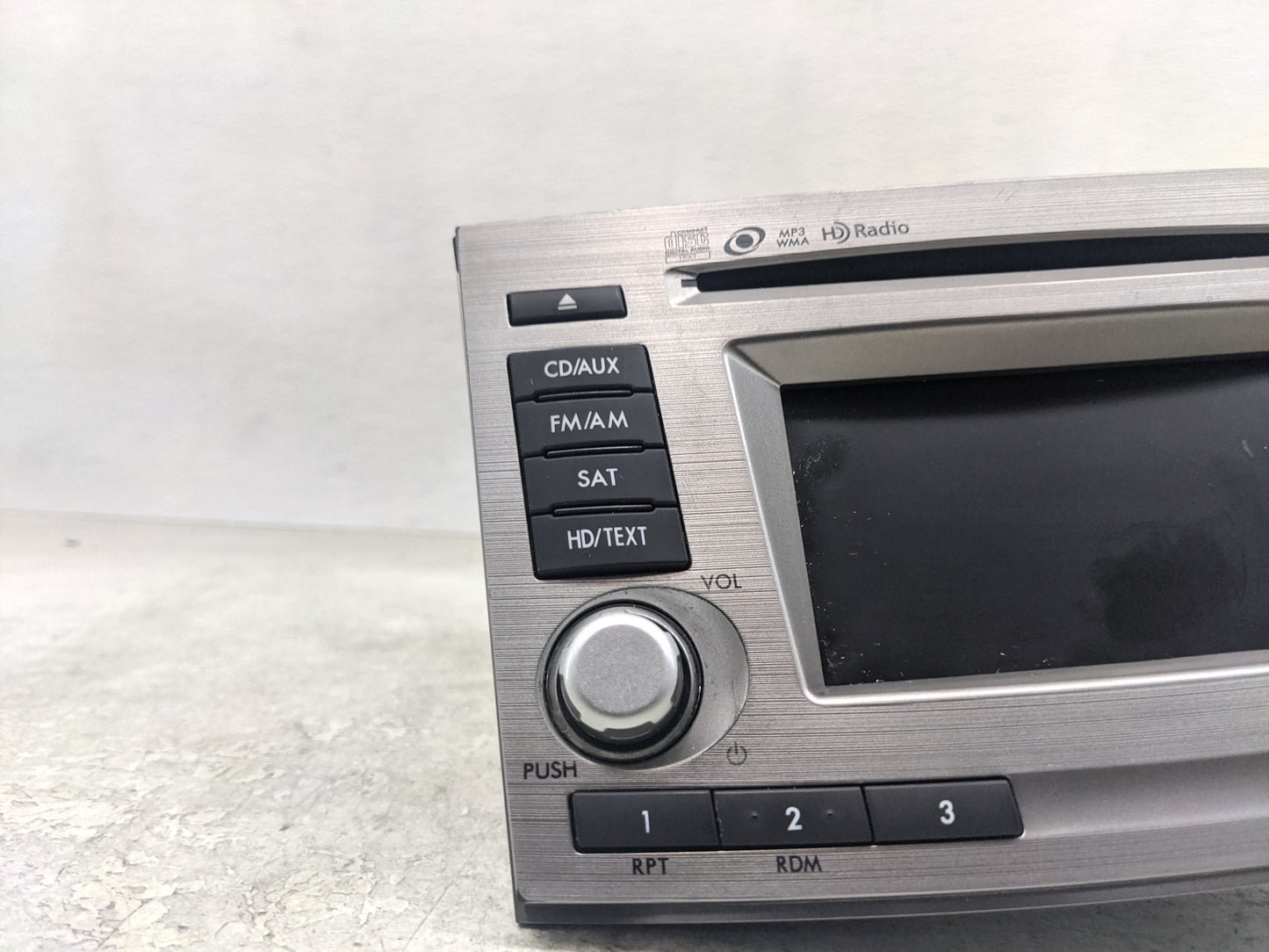 2012-2014 Subaru Legacy Radio AM FM Cd Player Receiver Replacement P/N:86201AJ61A Fits Fits 2012 2013 2014 OEM Used Auto Par