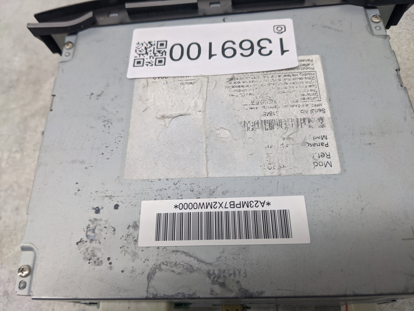 2012-2014 Subaru Legacy Radio AM FM Cd Player Receiver Replacement P/N:86201AJ61A Fits Fits 2012 2013 2014 OEM Used Auto Par