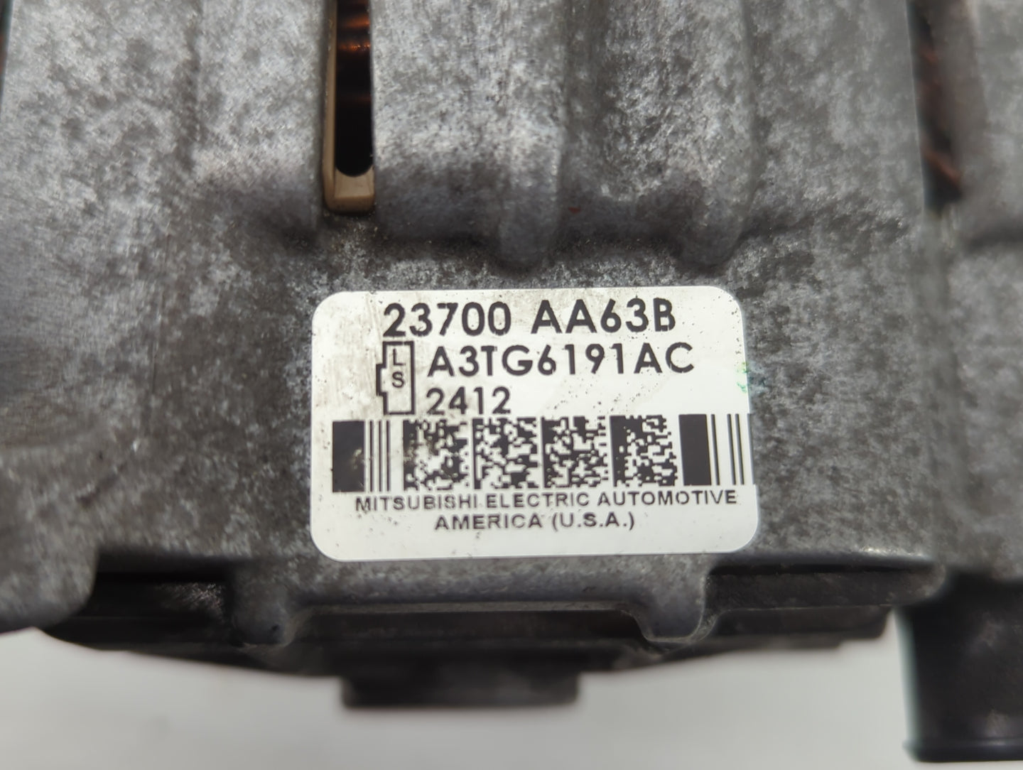 2010-2012 Subaru Legacy Alternator Replacement Generator Charging Assembly Engine OEM P/N:23700AA63B Fits Fits 2010 2011 201