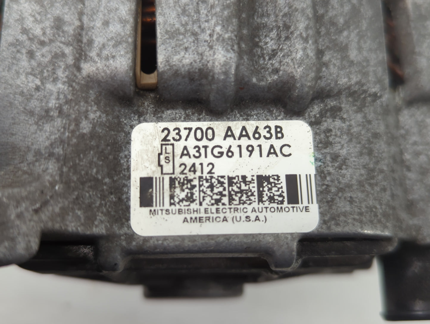 2010-2012 Subaru Legacy Alternator Replacement Generator Charging Assembly Engine OEM P/N:23700AA63B Fits Fits 2010 2011 201