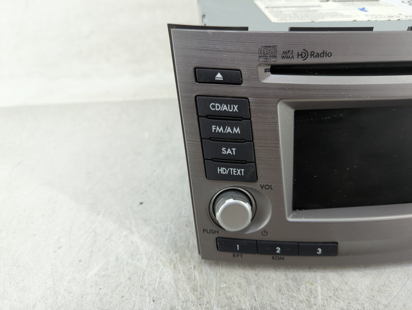 2012 Subaru Legacy Radio AM FM Cd Player Receiver Replacement P/N:86201AJ62A Fits OEM Used Auto Parts - Oemusedautoparts1.co