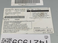 2010-2012 Subaru Legacy Radio AM FM Cd Player Receiver Replacement P/N:86201AJ62A Fits Fits 2010 2011 2012 OEM Used Auto Par