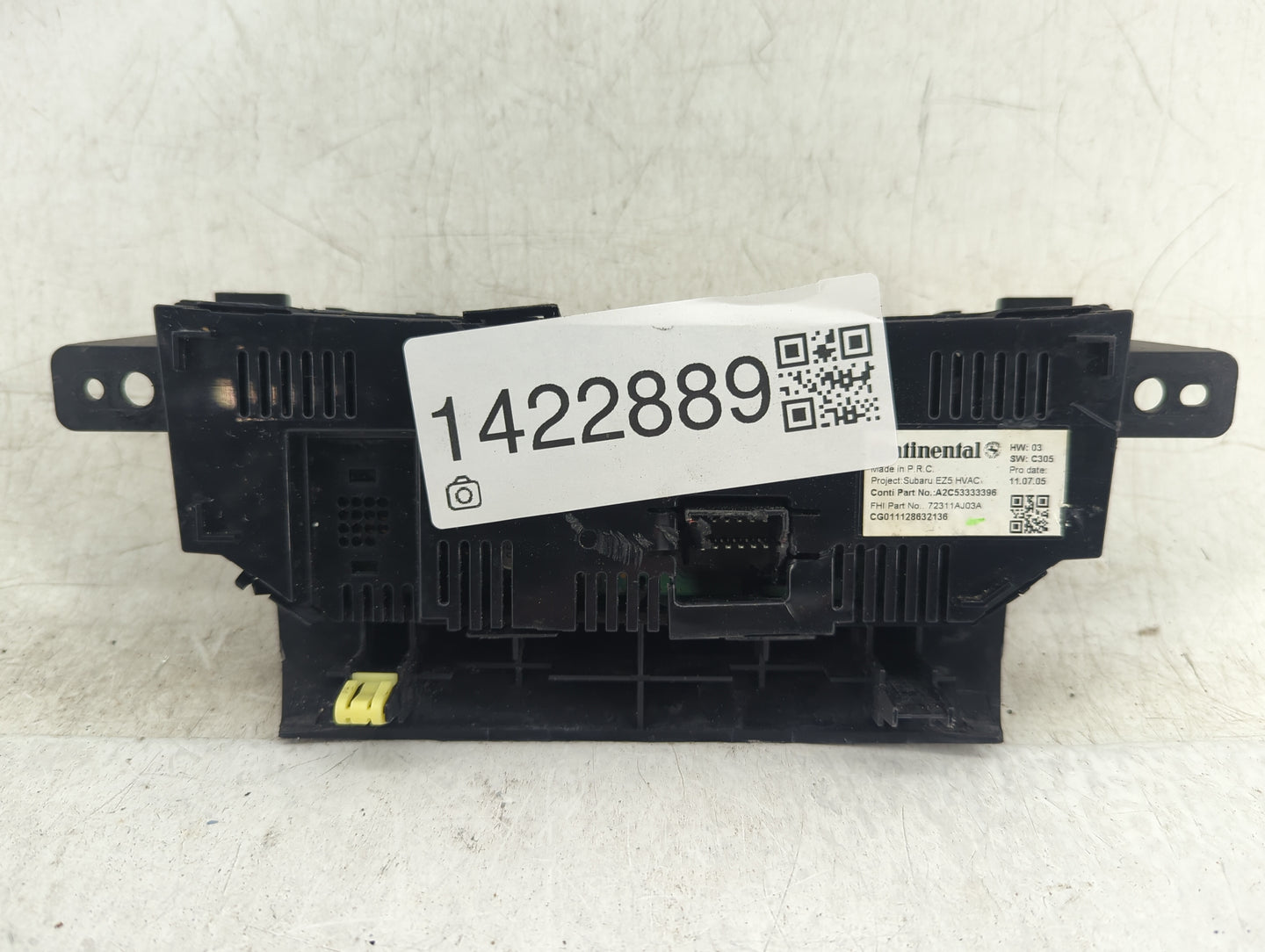 2010-2014 Subaru Legacy Climate Control Module Temperature AC/Heater Replacement P/N:A2C53333396 72311AJ03A Fits OEM Used Au