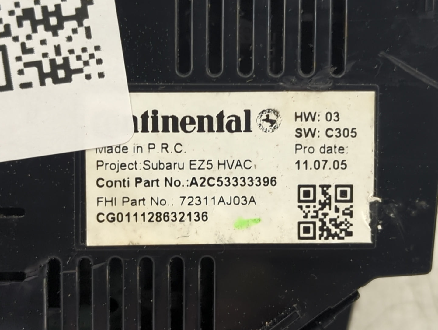 2010-2014 Subaru Legacy Climate Control Module Temperature AC/Heater Replacement P/N:A2C53333396 72311AJ03A Fits OEM Used Au