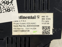 2010-2014 Subaru Legacy Climate Control Module Temperature AC/Heater Replacement P/N:A2C53333396 72311AJ03A Fits OEM Used Au