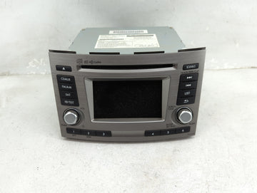 2012 Subaru Legacy Radio AM FM Cd Player Receiver Replacement P/N:86201AJ62A CQ-JF10E04D Fits OEM Used Auto Parts - Oemuseda