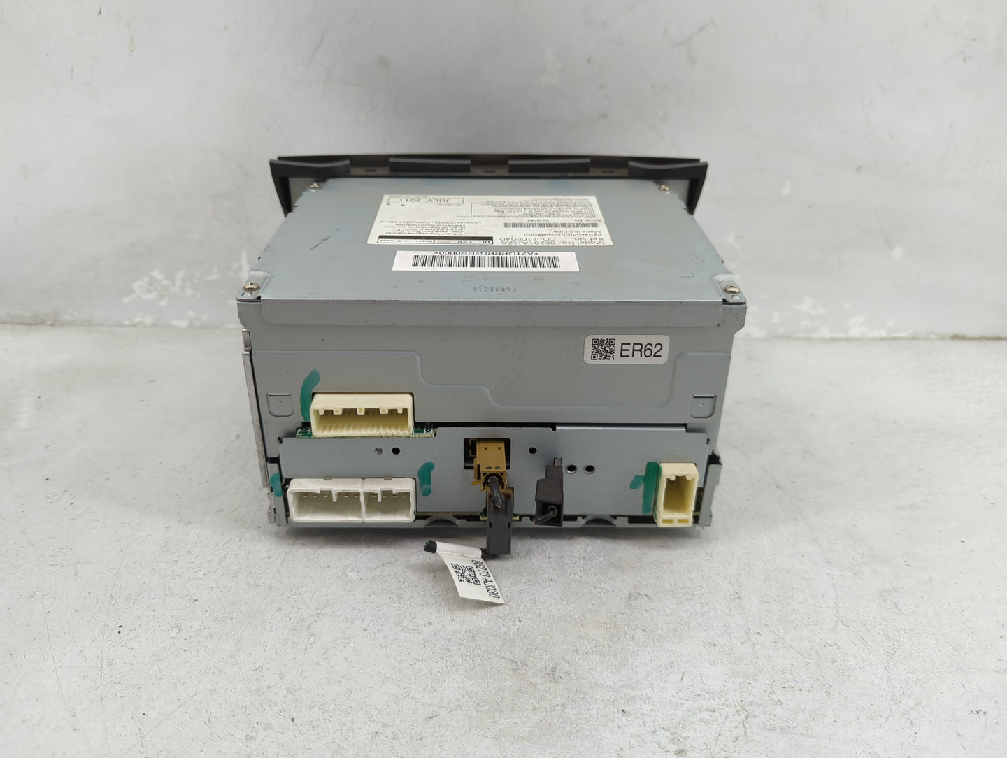 2012 Subaru Legacy Radio AM FM Cd Player Receiver Replacement P/N:86201AJ62A CQ-JF10E04D Fits OEM Used Auto Parts - Oemuseda