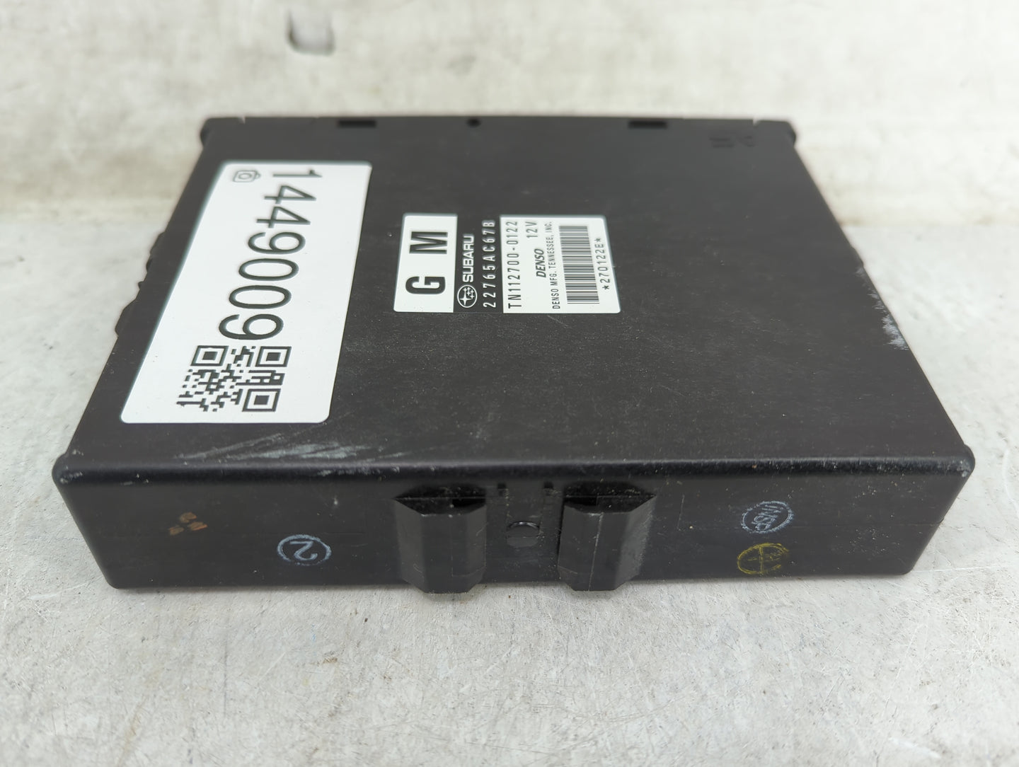 2012 Subaru Legacy PCM Engine Control Computer ECU ECM PCU OEM P/N:22765AC67B TN112700-0122 Fits OEM Used Auto Parts - Oemus