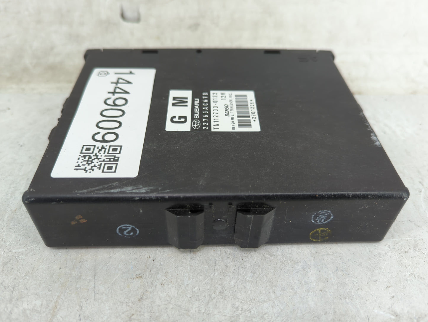 2012 Subaru Legacy PCM Engine Control Computer ECU ECM PCU OEM P/N:22765AC67B TN112700-0122 Fits OEM Used Auto Parts - Oemus
