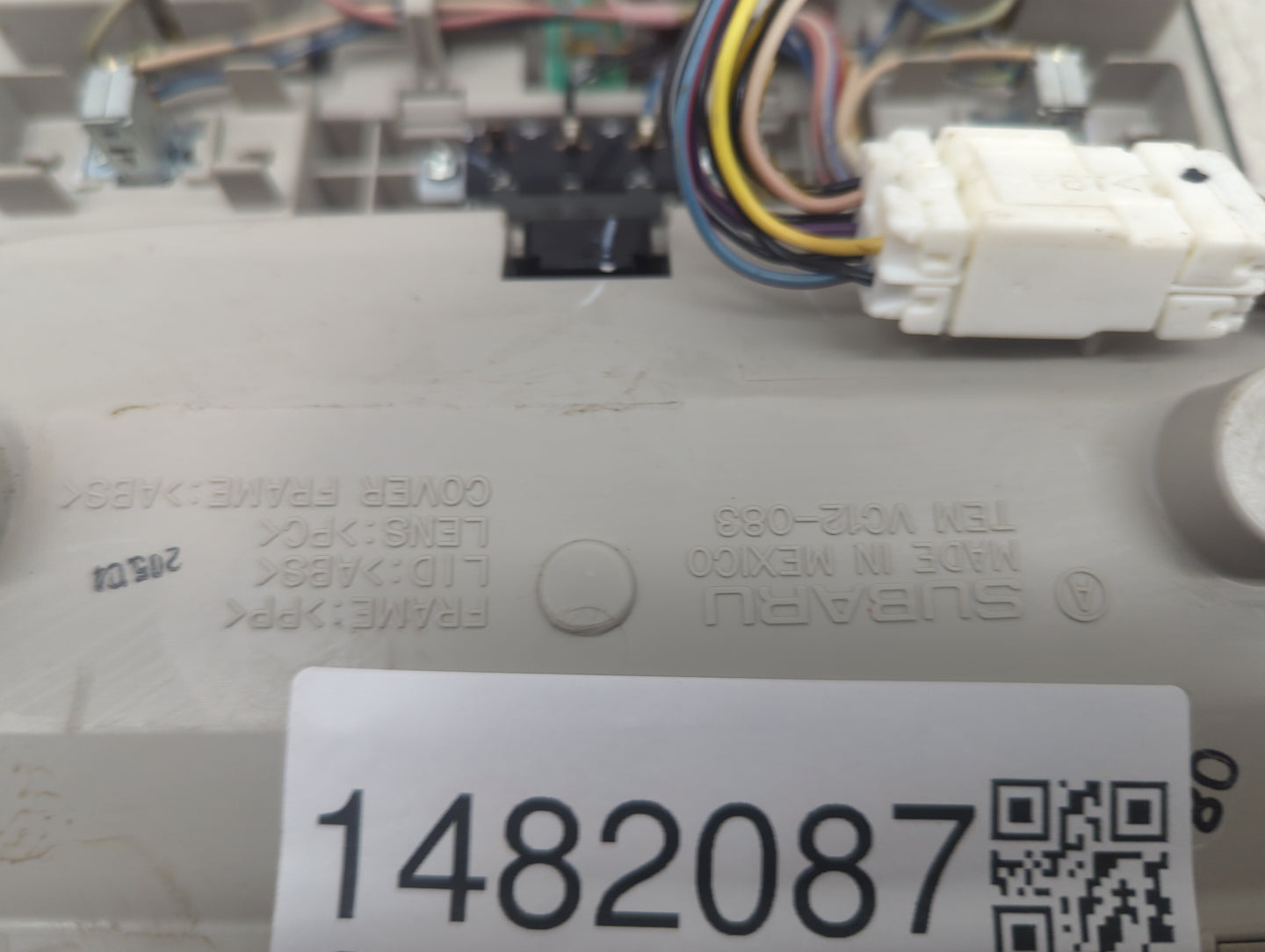 2012 Subaru Legacy Overhead Roof Console Tan - Oemusedautoparts1.com
