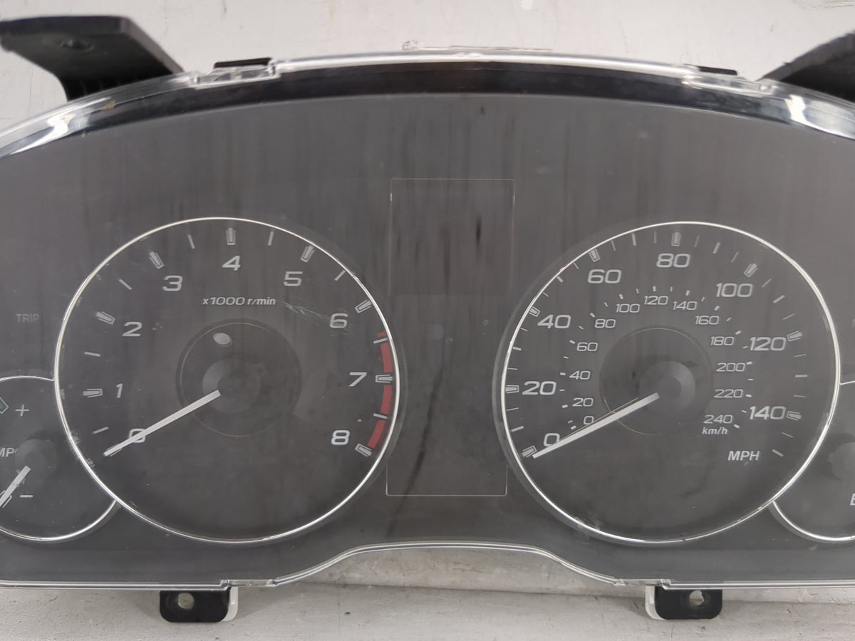 2012 Subaru Legacy Instrument Cluster Speedometer Gauges P/N:85003AJ61A Miles:63K Fits OEM Used Auto Parts - Oemusedautopart