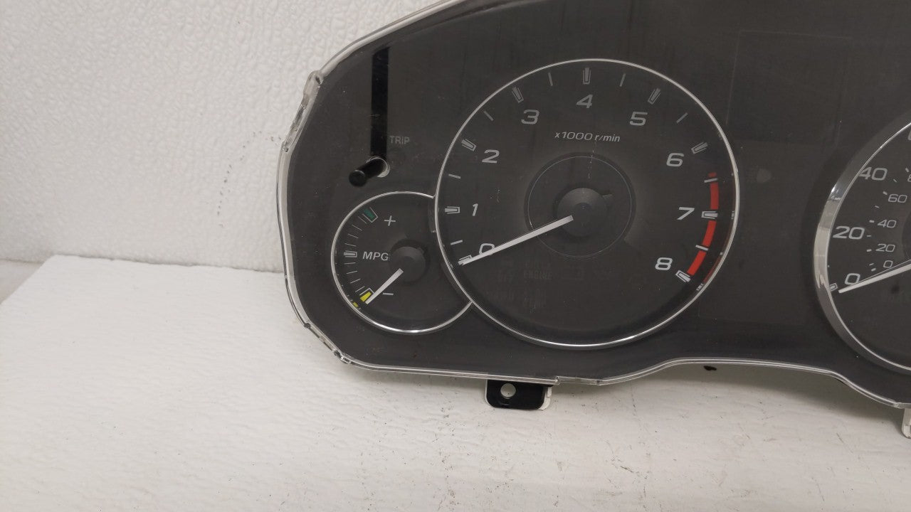 2012 Subaru Legacy Instrument Cluster Speedometer Gauges P/N:85003AJ61A Fits OEM Used Auto Parts - Oemusedautoparts1.com