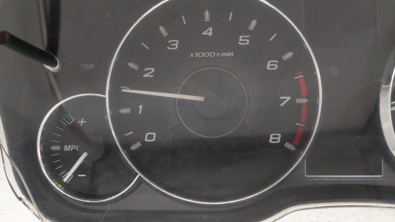2012 Subaru Legacy Instrument Cluster Speedometer Gauges P/N:85003AJ61A Fits OEM Used Auto Parts - Oemusedautoparts1.com
