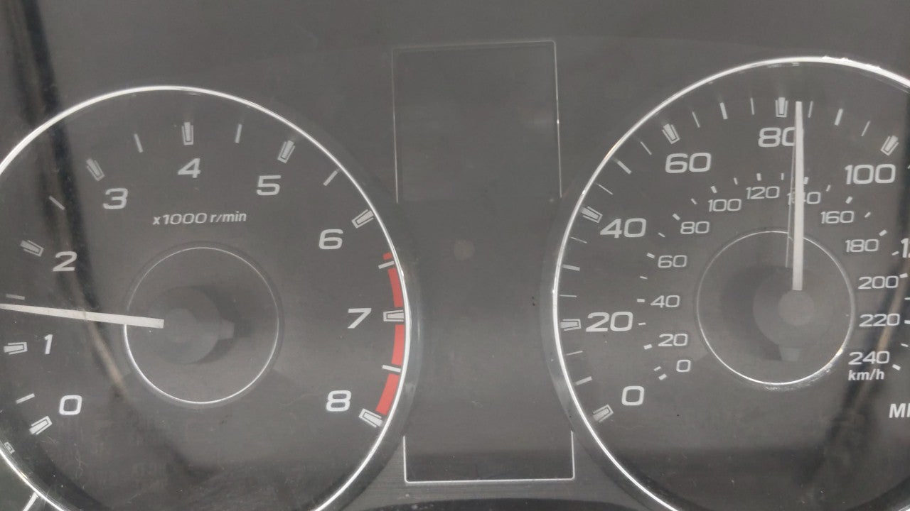 2012 Subaru Legacy Instrument Cluster Speedometer Gauges P/N:85003AJ61A Fits OEM Used Auto Parts - Oemusedautoparts1.com
