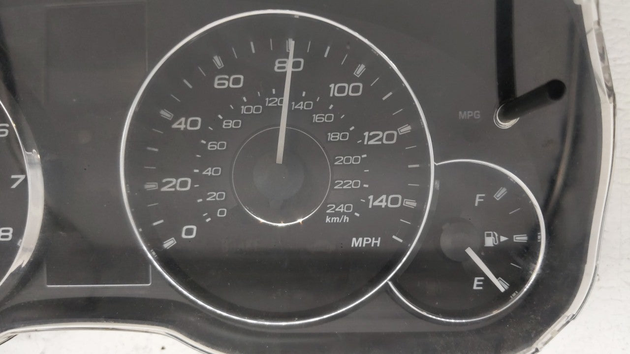 2012 Subaru Legacy Instrument Cluster Speedometer Gauges P/N:85003AJ61A Fits OEM Used Auto Parts - Oemusedautoparts1.com
