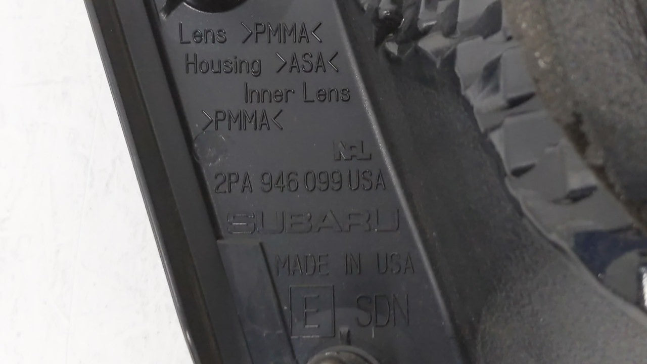 2010-2014 Subaru Legacy Tail Light Assembly Passenger Right OEM Fits Fits 2010 2011 2012 2013 2014 OEM Used Auto Parts - Oem