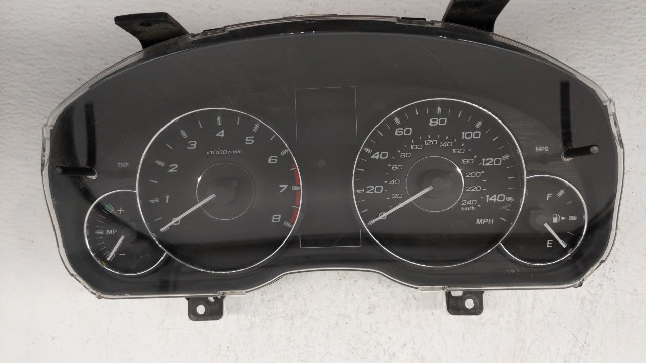 2012 Subaru Legacy Instrument Cluster Speedometer Gauges P/N:85003AJ61A Fits OEM Used Auto Parts - Oemusedautoparts1.com
