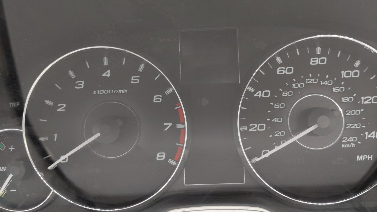 2012 Subaru Legacy Instrument Cluster Speedometer Gauges P/N:85003AJ61A Fits OEM Used Auto Parts - Oemusedautoparts1.com
