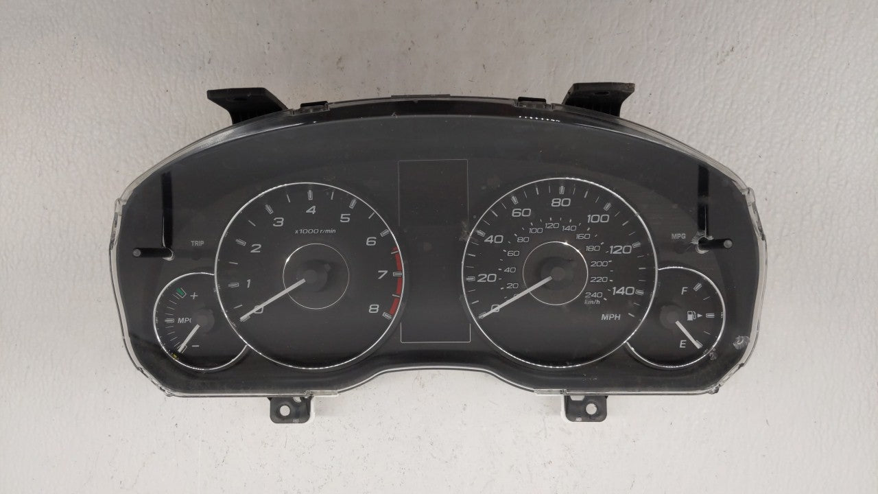 2012 Subaru Legacy Instrument Cluster Speedometer Gauges P/N:85003AJ61A Fits OEM Used Auto Parts - Oemusedautoparts1.com