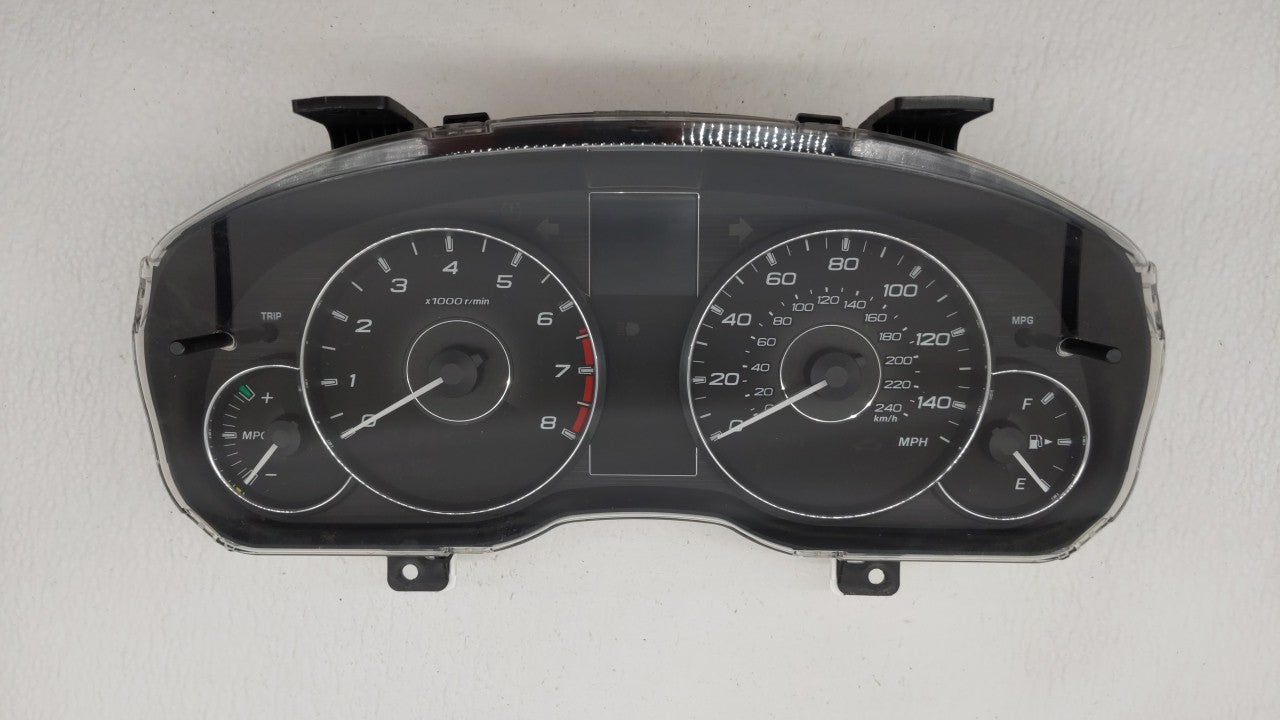 2012 Subaru Legacy Instrument Cluster Speedometer Gauges P/N:85003AJ61A Fits OEM Used Auto Parts - Oemusedautoparts1.com